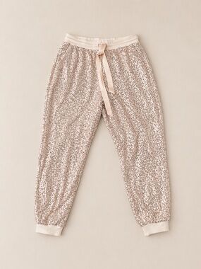 The Limited Champagne Sequins Joggers